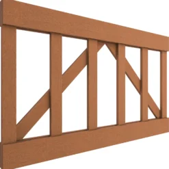 Tuinpoort Recht Colorado Hardhout 60 X 100 Cm -Exporteren Rust Tuin Winkel 8711615168390 2