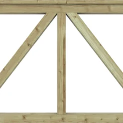 Tuinpoort Recht Donau Grenen 60 X 100 Cm